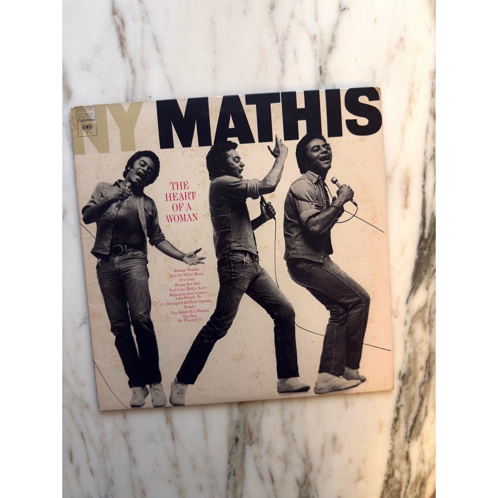 Johnny Mathis The Heart of a Woman 1974 Columbia Vintage Vinyl LP